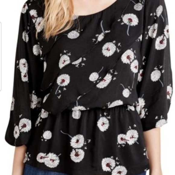 Anthropologie Deletta wished Blooms Blouse size S - Picture 5 of 8